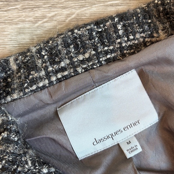 Classiques Entier tweed button down top - Picture 2 of 4